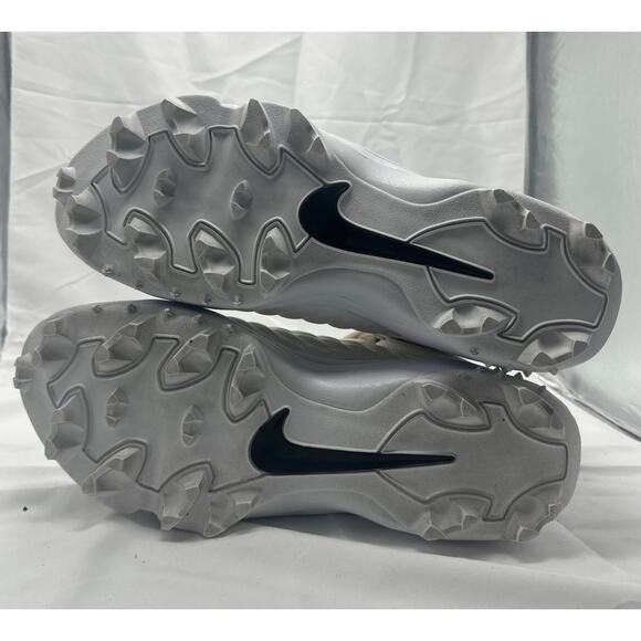 Size 15 Nike Force Savage Pro 2 Shark White Football Cleats PROMO BV5448-101